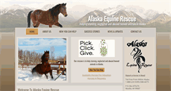 Desktop Screenshot of alaskaequinerescue.com